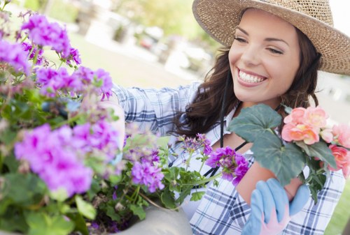 Seasonal maintenance of a Norwood garden