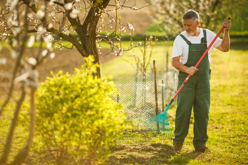 Healthy soil preparation with compost in Norwood garden